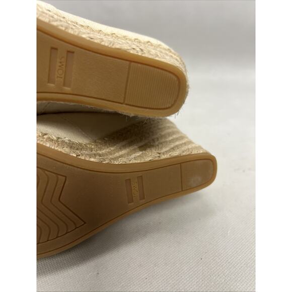 TOMS Michelle Espadrille Wedge Sandal Women Sz US 6 - Picture 10 of 10